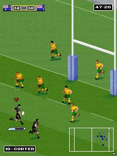 Free download java game Real Rugby from Gameloft for mobil phone, 2007