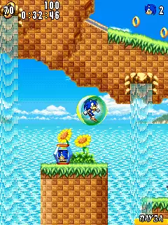 Mobile - Sonic the Hedgehog Part 1 & 2 - Sonic (240x320) - The