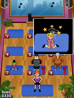 Free download java game Pump it up Aerobics for mobil phone 2009 year released. Free java games to your cell phone